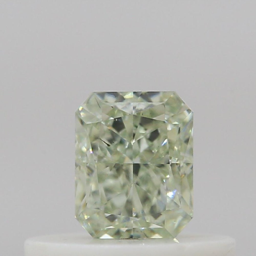 GIA 彩鑽 綠鑽 0.35ct Fancy Light Yellowish Green
