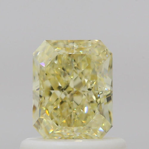 GIA 彩鑽 黃鑽 0.76ct Fancy Light Yellow