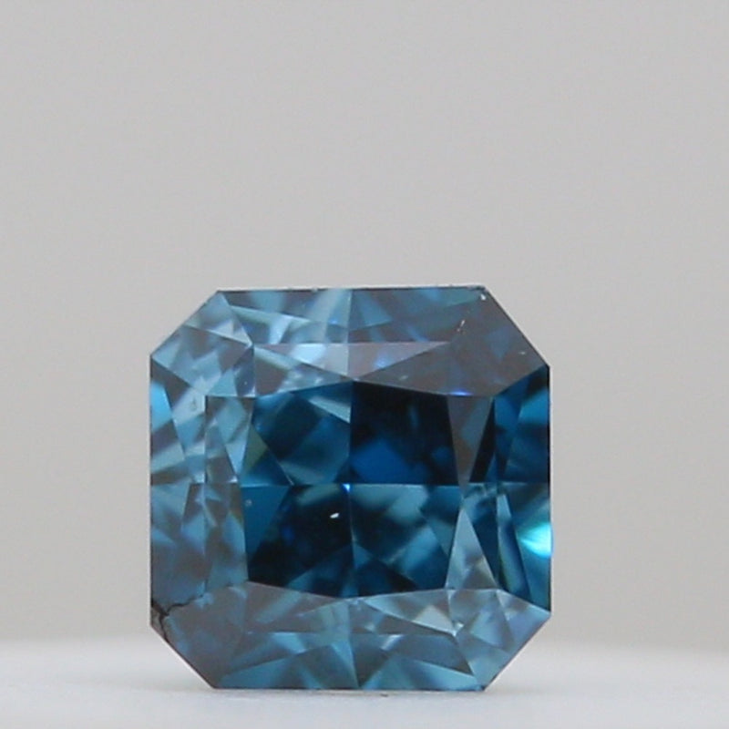 GIA 彩鑽 藍鑽 0.04ct Fancy Deep Green-blue