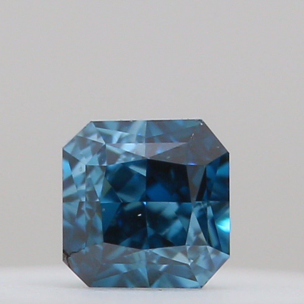 GIA 彩鑽 藍鑽 0.04ct Fancy Deep Green-blue