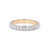 18K Two-Tone Gold 0.64ct Diamond Ring