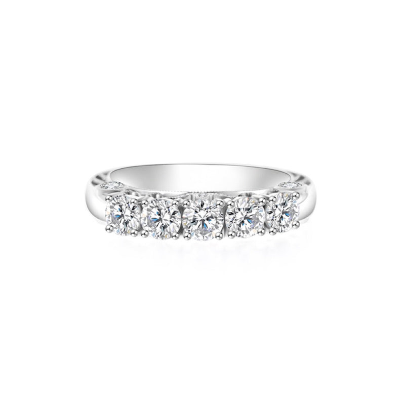 18K White Gold 1.04ct Diamond Ring