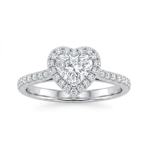18K Two-Tone Gold 0.60ct Diamond Ring