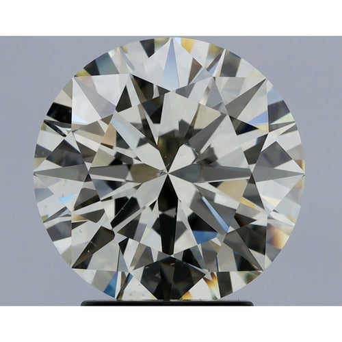 GIA 天然美鑽 圓形 3.08ct N VS2