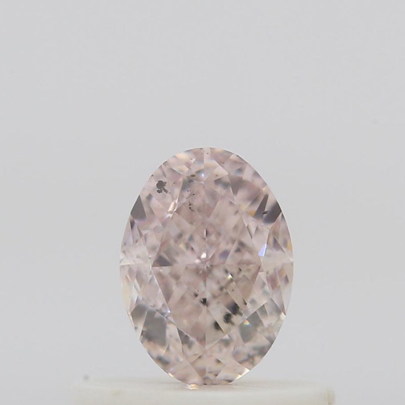 GIA 彩鑽 粉紅鑽 0.52ct Light Pink