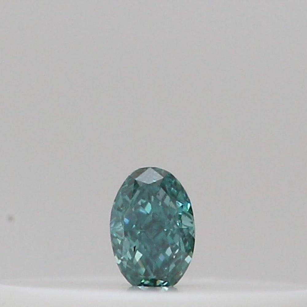 GIA 彩鑽 綠鑽 0.02ct Fancy Deep Bluish Green
