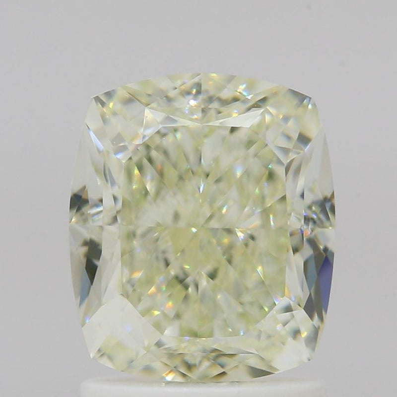 GIA 彩鑽 黃鑽 2.04ct Light Green-yellow