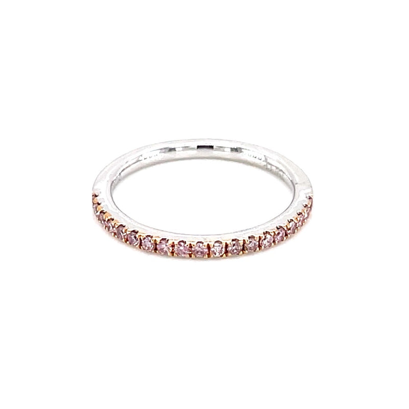 18K White Gold 0.20ct Pink Diamond Ring
