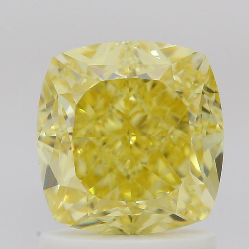 GIA 彩鑽 黃鑽 1.69ct Fancy Intense Yellow