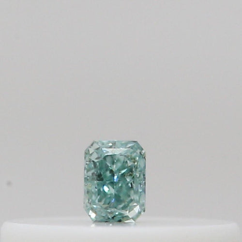 GIA Fancy Colour Diamond 0.03ct Fancy Intense Bluish Green