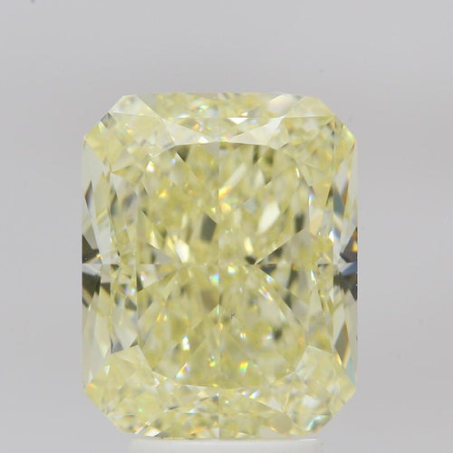 GIA 彩鑽 黃鑽 5.02ct Fancy Light Yellow
