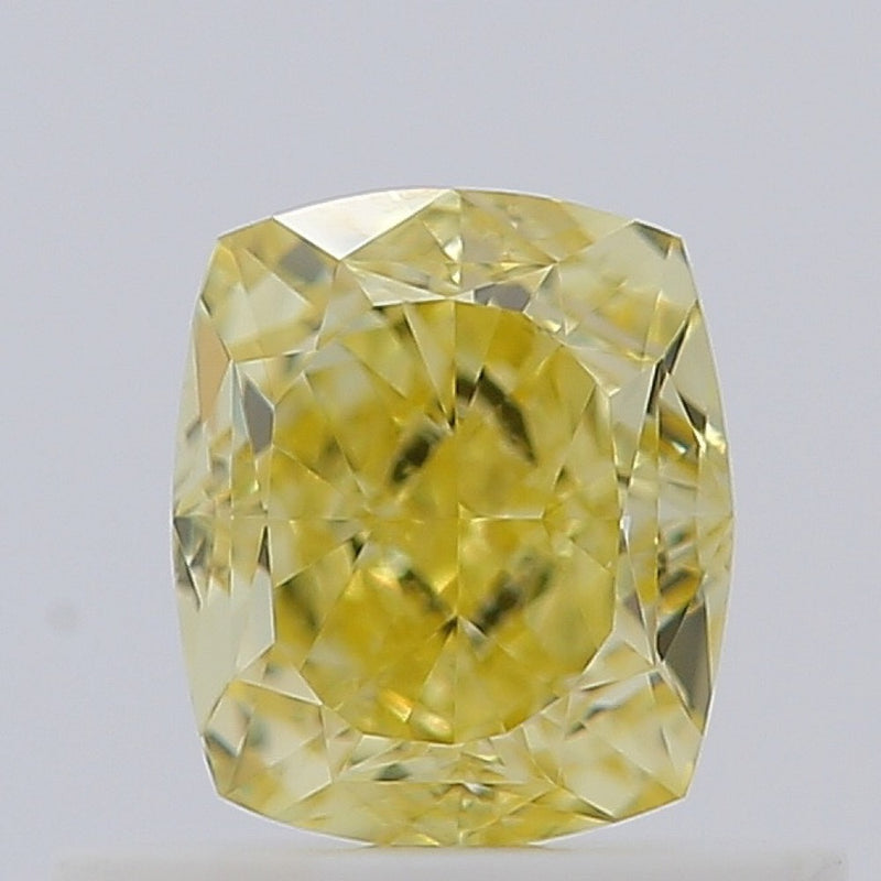 GIA 彩鑽 黃鑽 0.56ct Fancy Intense Yellow