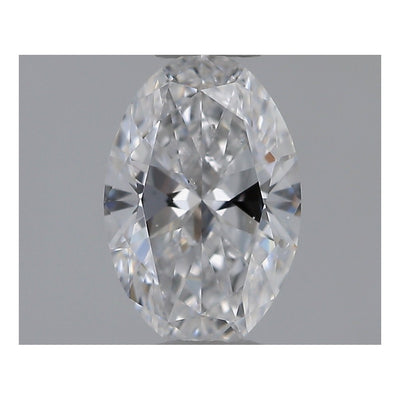 GIA 天然美鑽 橢圓形 0.5ct D SI2