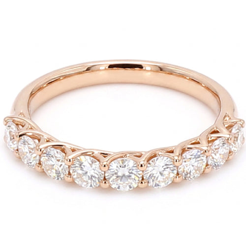 18K Rose Gold 0.90ct Diamond Ring