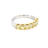 18K White Gold 1.74ct Fancy Colour Diamond Ring