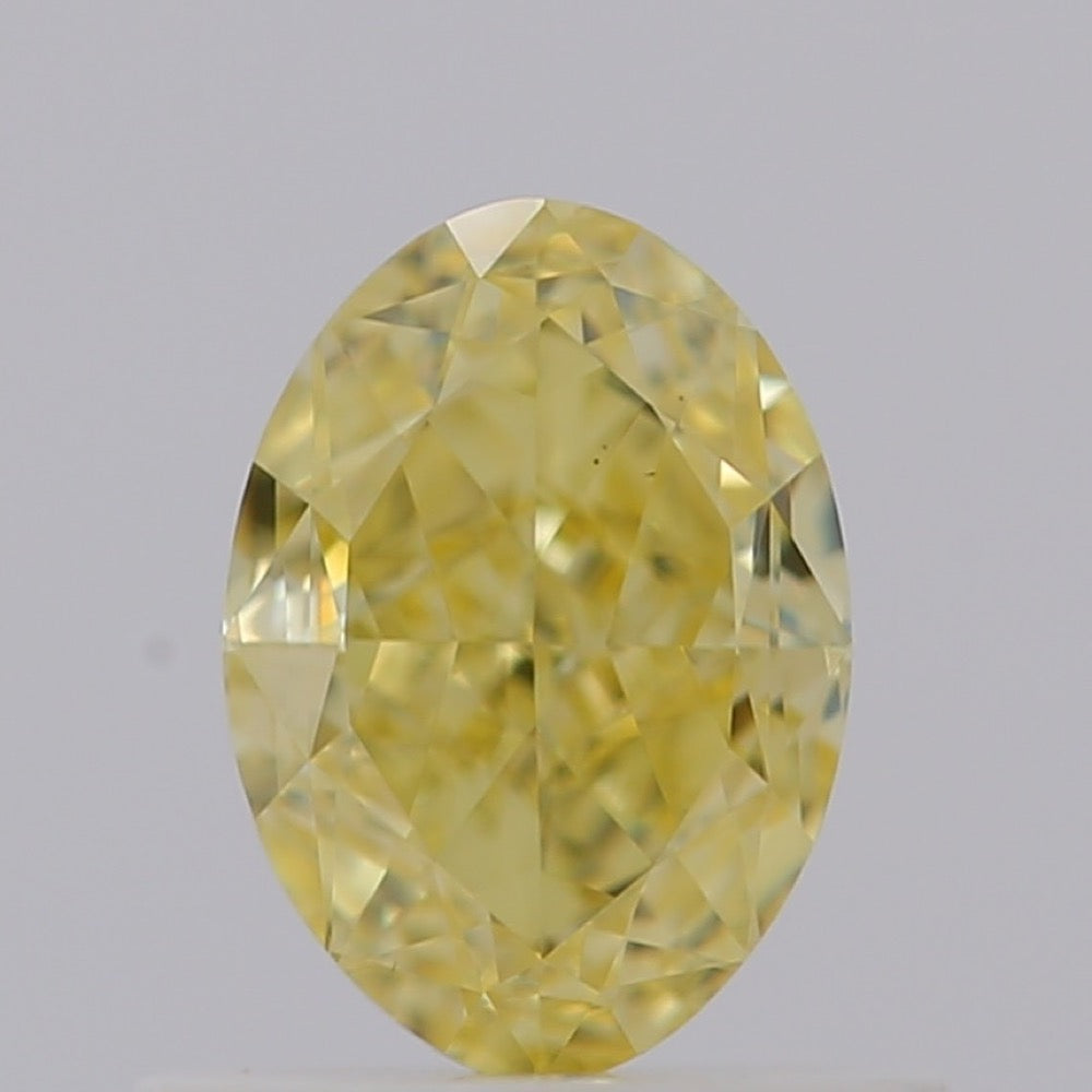 GIA 彩鑽 黃鑽 0.79ct Fancy Intense Yellow
