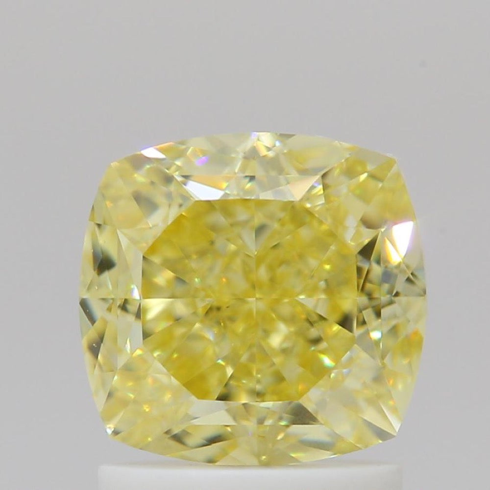 GIA 彩鑽 黃鑽 2.02ct Fancy Intense Yellow