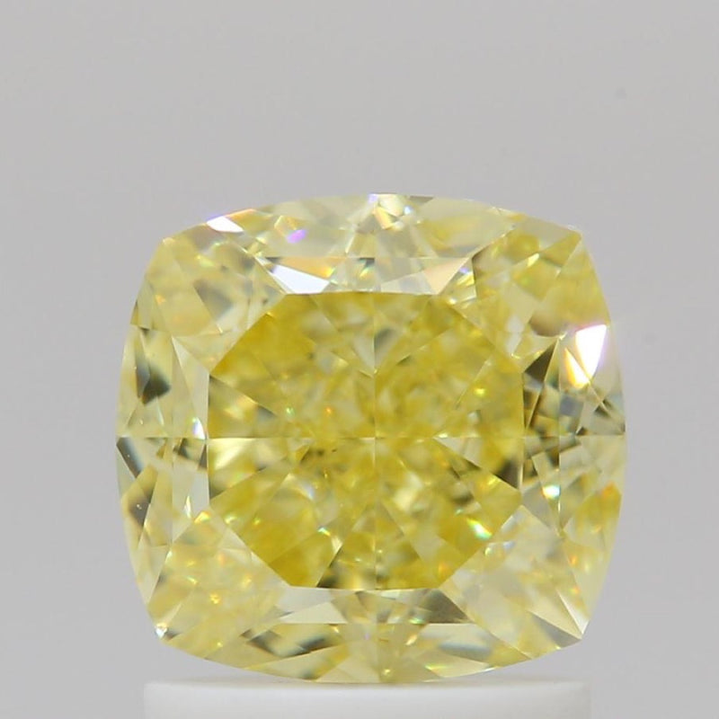 GIA 彩鑽 黃鑽 2.02ct Fancy Intense Yellow