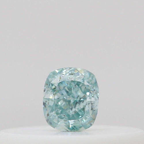 GIA Fancy Colour Diamond 0.08ct Fancy Intense Blue-green