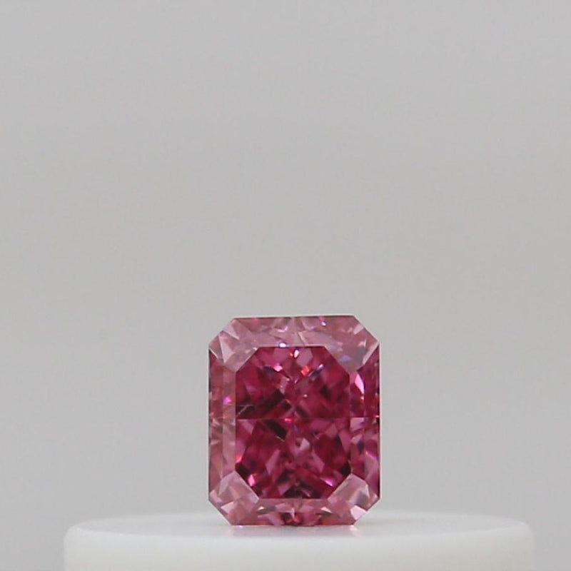 GIA 彩鑽 粉紅鑽 0.09ct Fancy Vivid Pink