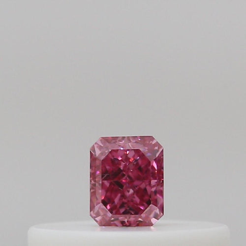 GIA 彩鑽 粉紅鑽 0.09ct Fancy Vivid Pink
