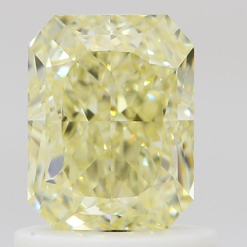 GIA 彩鑽 黃鑽 1.01ct Fancy Light Yellow