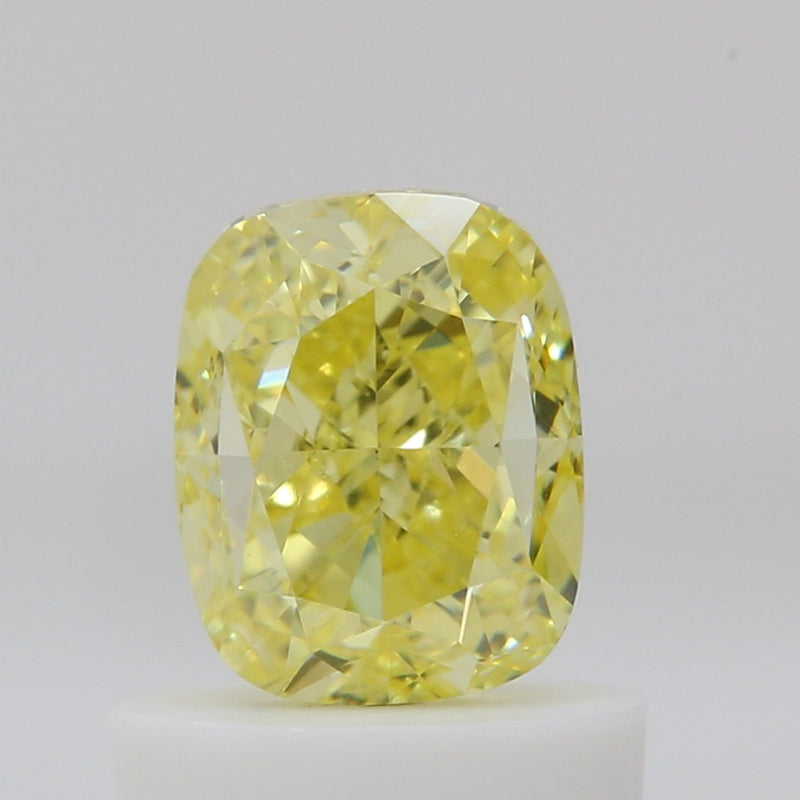 GIA 彩鑽 黃鑽 1ct Fancy Intense Yellow