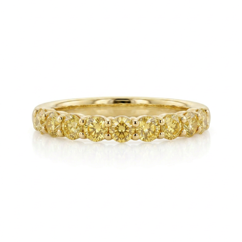 18K Yellow Gold 0.58ct Fancy Colour Diamond Ring