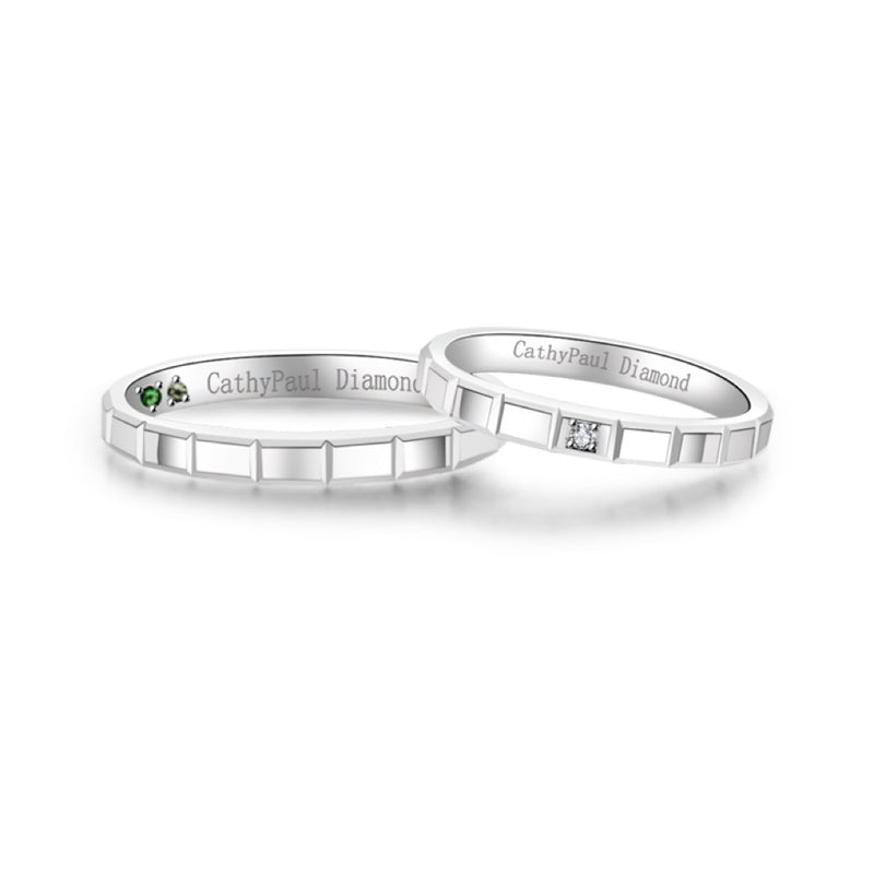 Feerie Porte 結婚對戒 FP932-