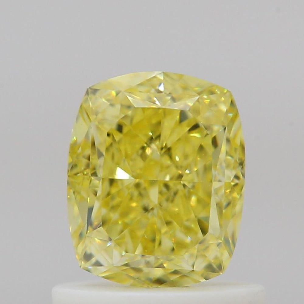 GIA 彩鑽 黃鑽 1.01ct Fancy Intense Yellow