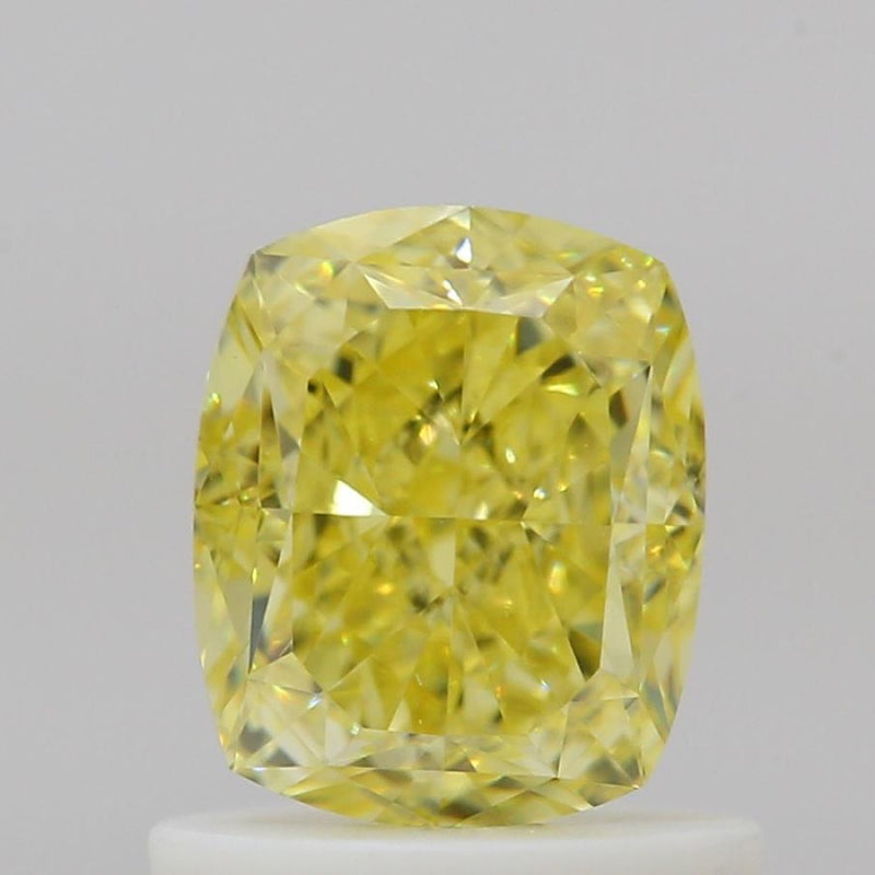 GIA 彩鑽 黃鑽 1.01ct Fancy Intense Yellow