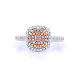 0.07ct 粉紅鑽戒指