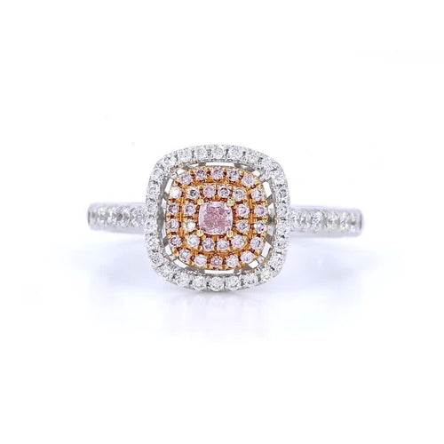 0.07ct Pink Diamond Ring