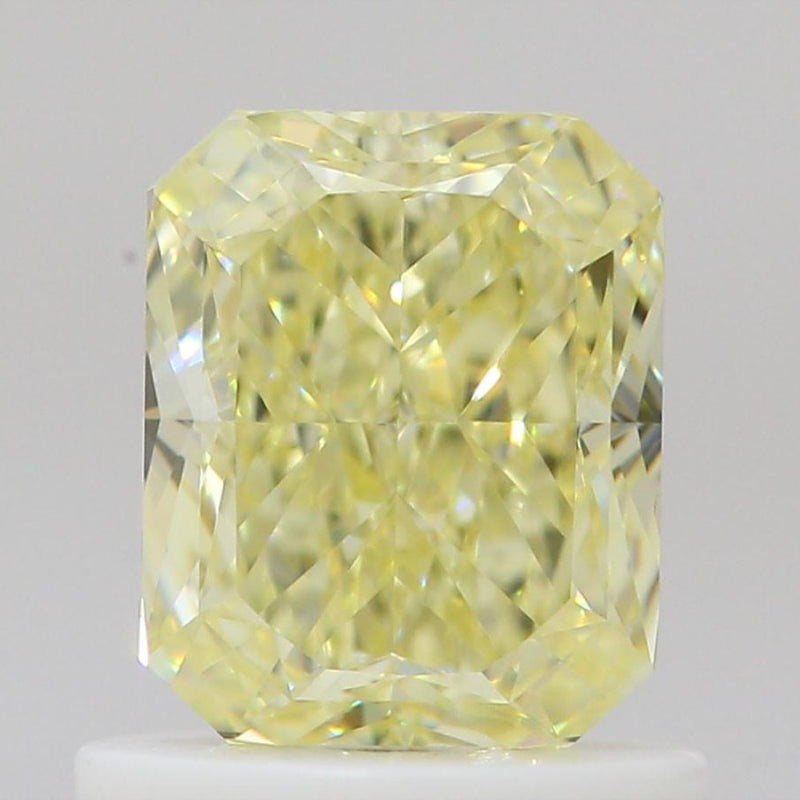 GIA 彩鑽 黃鑽 1.01ct Fancy Light Yellow
