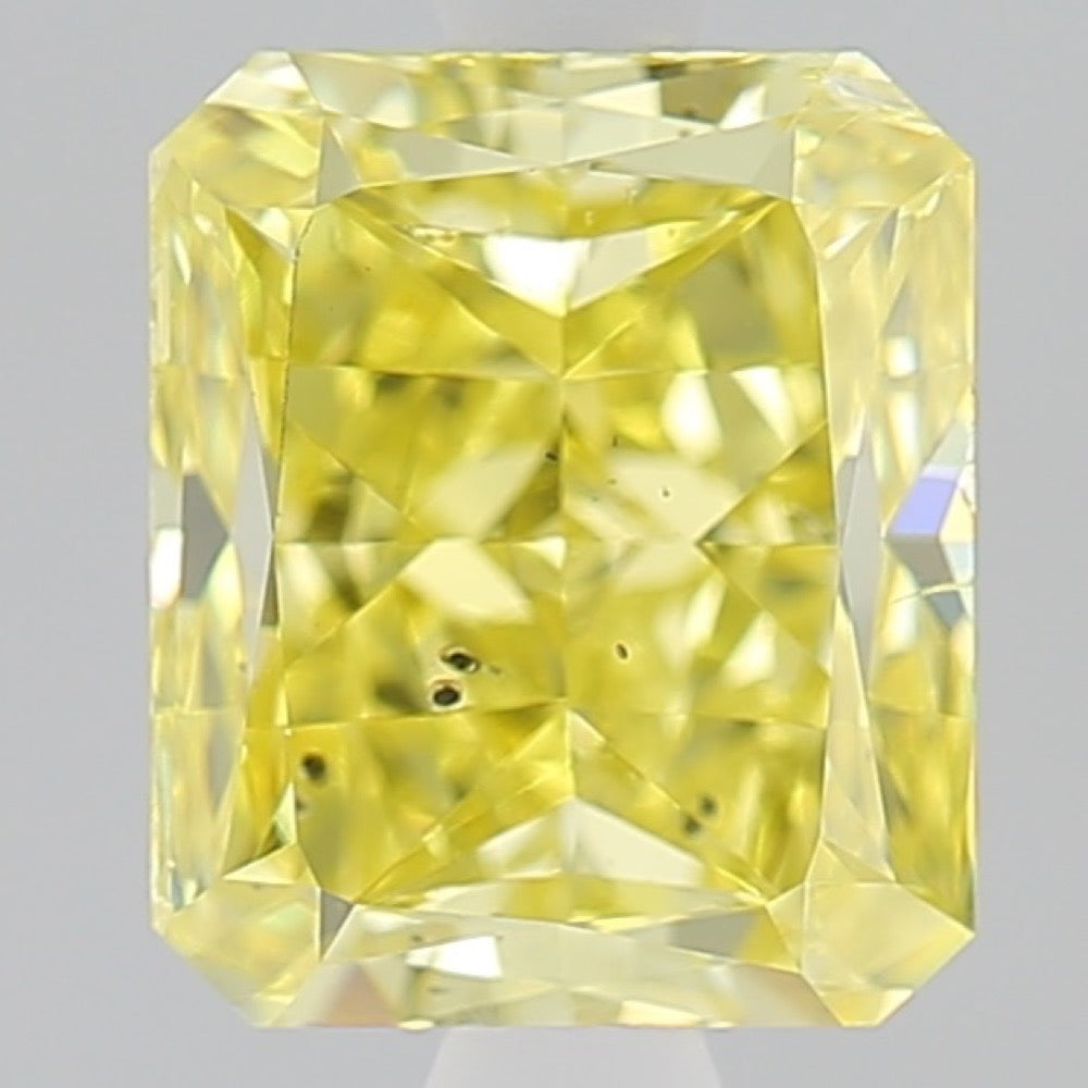 GIA 彩鑽 黃鑽 2.01ct Fancy Intense Yellow
