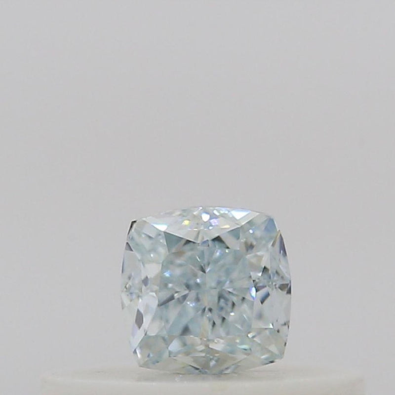 GIA 彩鑽 藍鑽 0.2ct Fancy Light Greenish Blue