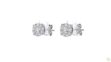 18K白金 0.21ct 鑽石耳環
