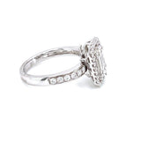 18K白金0.36ct鑽石戒指
