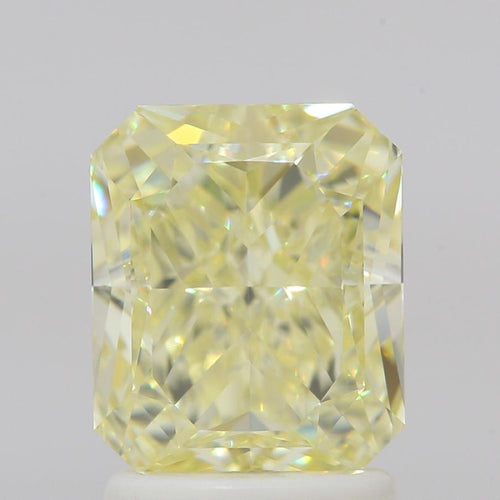 GIA 彩鑽 黃鑽 2.01ct Fancy Light Yellow