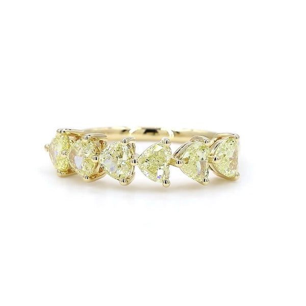 18K Yellow Gold 1.58ct Fancy Colour Diamond Ring