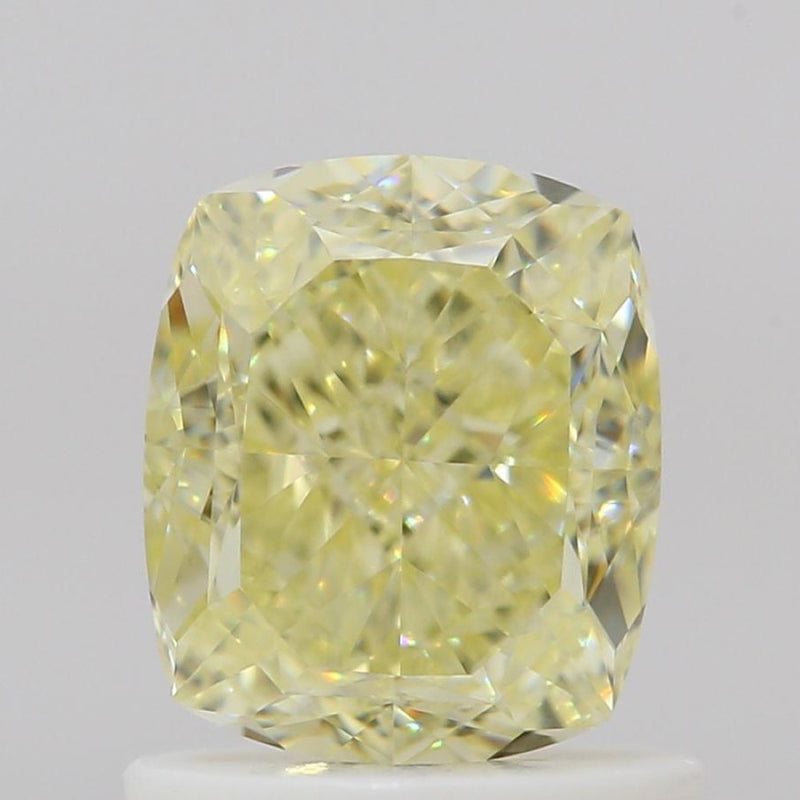 GIA 彩鑽 黃鑽 1.2ct Fancy Light Yellow
