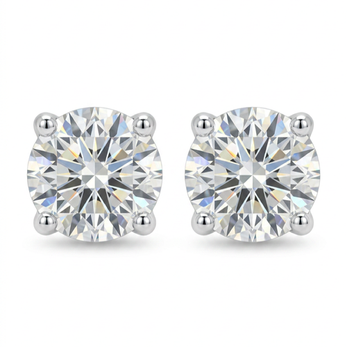 18K White Gold 0.24ct Diamond Earrings