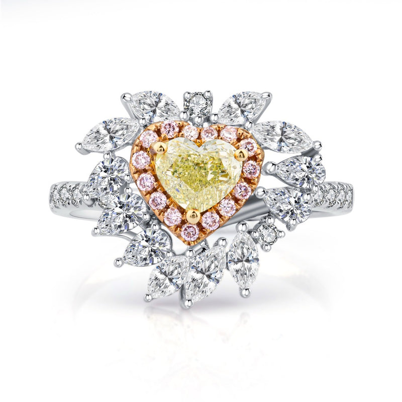 0.60ct Fancy Colour Diamond Ring