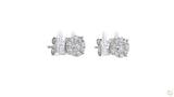 18K白金 0.21ct 鑽石耳環