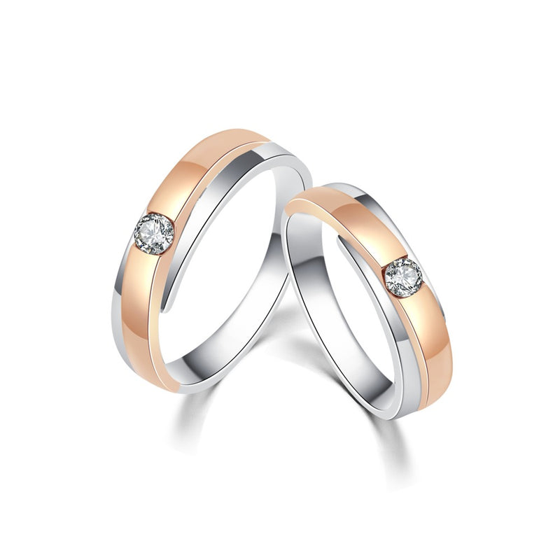 18K Wedding Band Pair 36743