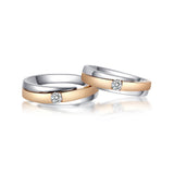 18K Wedding Band Pair 36743