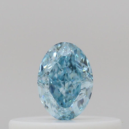 GIA Fancy Colour Diamond 0.2ct Fancy Intense Green-blue