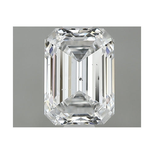 GIA 天然美鑽 祖母綠形 0.81ct D SI2