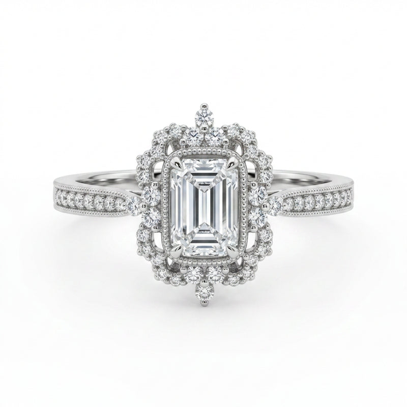 18K White Gold 0.32ct Diamond Ring