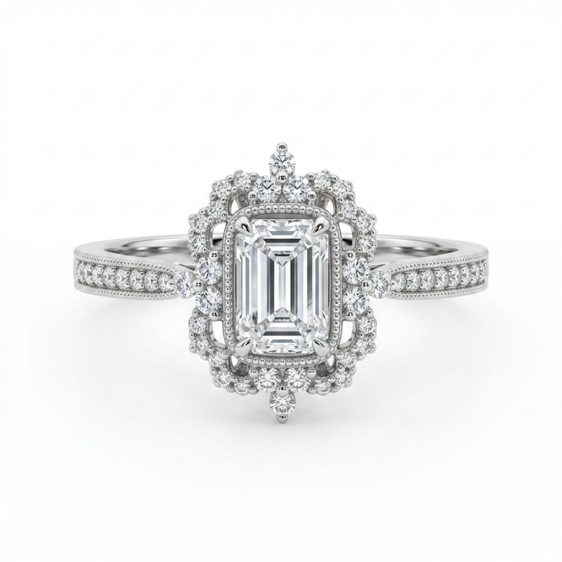 18K White Gold 0.32ct Diamond Ring